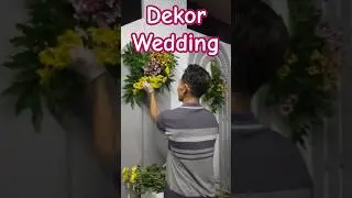 Dekorasi wedding sederhana #dekorasinikahan #pernikahan