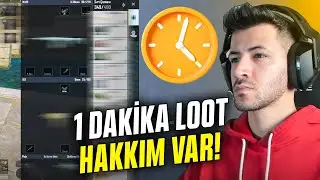 1 DAKİKALIK LOOT İLE WIN ALMAK? İMKANSIZ CHALLENGE 12.BÖLÜM / PUBG MOBILE