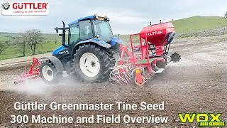 Güttler Greenmaster Tine Seed 300 Machine and Field Overview | Wox Agri Services