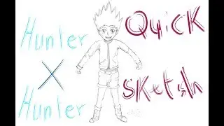 *Hunter x Hunter*- Gon quick sketch- time laps** Speed Drawing - Gon Freecs | HUNTERxHUNTER **