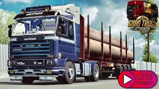 🔴 Euro Truck Simulator КАТАЕМ ПО НОВЫМ МЕСТАМ НА SCANIA 143 M !!!