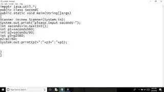 Java:  Java code to Convert Seconds to Hours, Minutes and Seconds.[CMD]