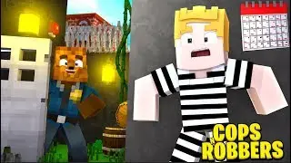 *GOD WEAPONS MOD* MINECRAFT MODDED COPS AND ROBBERS W/ TEWTIY - MINECRAFT MODDED MINIGAME