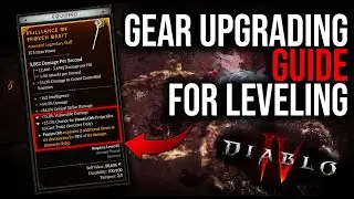 How to Temper and Upgrade Gear Efficiently - Diablo 4 Season 4 Gear Guide For Leveling