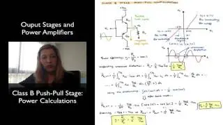 Class B Push-Pull Stage: Power Calculations
