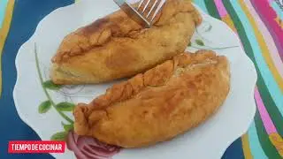 EMPANADA DE POLLO EN SARTÉN | COMO PREPARAR EMPANADA DE POLLO SIN HORNO