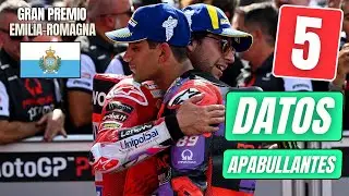 Las CIFRAS que nos deja el GP EMILIA-ROMAGNA | MOTOGP