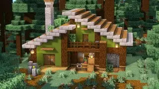 Minecraft: How To Build a Cozy Starter House | Survival House Tutorial