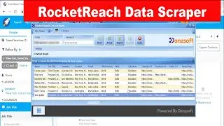 Rocket Reach Data Scraper | Rocket Reach Browser Automation | Extract Contact List from Rocket Reach