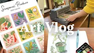 Winter art recap ❄️ Making calendars, sketching & museums