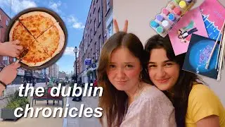 the dublin chronicles // chores, painting, photoshoot, pizza making...