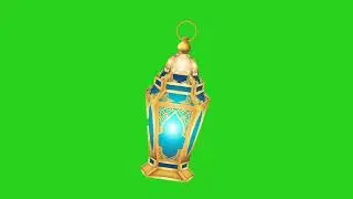 Ramadan Green Screen Lantern | Free Download Ramadan Green Screen