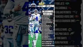 Dallas Cowboys Upcoming Schedule for 2023 - 2024 season