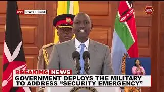 President William Ruto Addresses The Nation following Tuesday's Protests [FULL SPEECH]