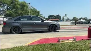 Audi RS3 TTE777 Unitronic E85 1/8 mile 6.2 seconds no prep track