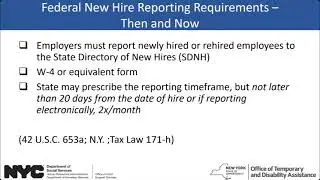 Employer Conference: NYS Employer Requirements for Reporting Independent Contractors NYC