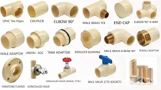 CPVC fittings names | Plumbing fittings names | cpvc pipe fittings names | Tectonic Work