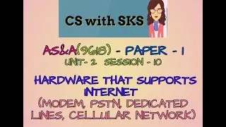 Hardware that support Internet including Modems, PSTN, Cellular networks and Dedicated Lines