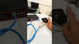 IP Camera Connection with PoE Switch 