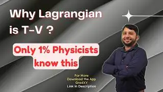 Why Lagrangian is T - V ? #lagrangian #hamiltonian #sachinsirphysics #classicalmechanics