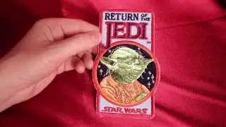 Vintage RETURN OF THE JEDI Yoda Fan Club patch. HD review