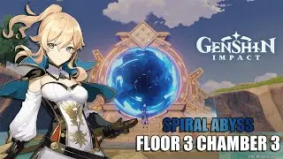 Genshin Impact - Spiral Abyss Floor 3 Chamber 3 (under 1 MINUTE)