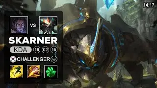 Skarner vs Sylas Jungle - KR Challenger - Patch 14.17 Season 14