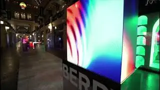 LED-кубы, ГУМ, Москва, 2019