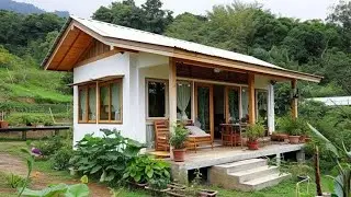 Inspirasi Desain Rumah Mungin Pedesaan Asri Dan Cantik | Rustic Vintage House