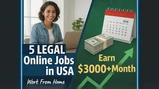 5 LEGAL Online Jobs in USA – Work From Home & Earn $3000+/Month (2026)”