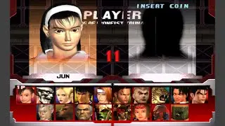 Tekken 3 [Arcade] - play as Jun (unused character)