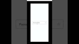 Password input animation in Adobe Xd 