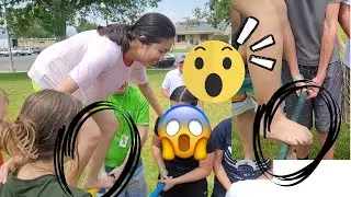 The Bar Game!!! Will I fall??? Do I trust my friends?