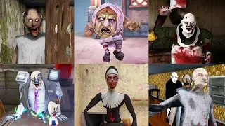 V+ Jumpscares #83 | Granny 4 Unofficial vs Witch Cry 2 vs Psychopath Revamp vs Ice Scream 8 & More