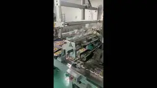 Automatic flow wrapping machine with inkjet printer for film