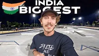 Discover This MASSIVE Skatepark in INDIA 🇮🇳
