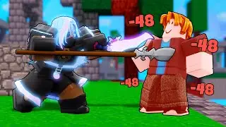 NEW Spear With Evelynn Kit Is BROKEN (Roblox Bedwars)