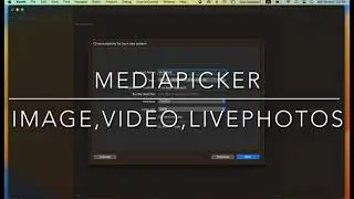 SwiftUI: MultiPicker [ .image, .videos, .livePhotos ] by import MediaPicker package Xcode