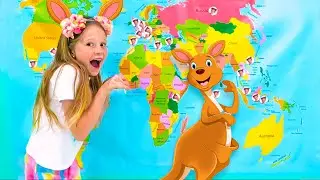 Nastya e suas aventuras ao redor do mundo
