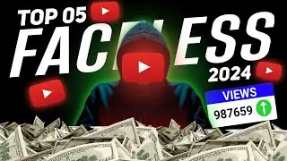Top 5 Faceless YouTube Channel Ideas 2024 | YouTube Automation
