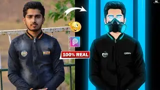 Neon Glowing Mask Vector Art In Picsart App || Vector Art In Picsart Editing ||  Deepak Creations