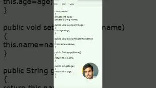what is a POJO class | Java POJO class | code of a pojo class | POJO classes