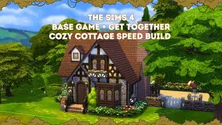 Get Together and Base Game Sims 4 Cozy Family Home Speed Build | Cozy Cottage Family Home