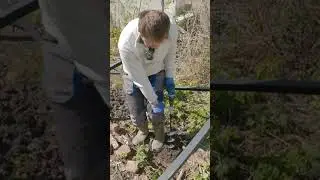 Бурение земли шуруповертом