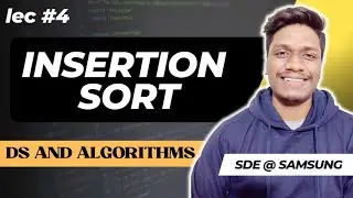 Insertion Sort 🔥 | Algorithm | Explanation + Code | Data Structures and Algorithms | CodeOps
