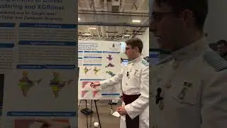 Cadet Dalton Hazelwood's research project for this year’s Academic Excellence Day.