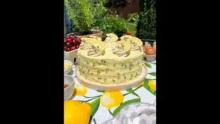 (One Bowl) Lemon Chantilly Cake  I  #summerrecipes #cakerecipes