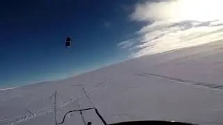 Snowkiting. Russia. Murmansk region. End of March 31.03.18