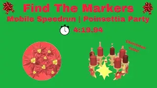 Poinsettia Party (Christmas Halo) Mobile Speedrun | 