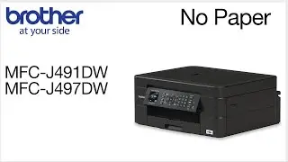 MFCJ497DW Clearing no paper fed error
